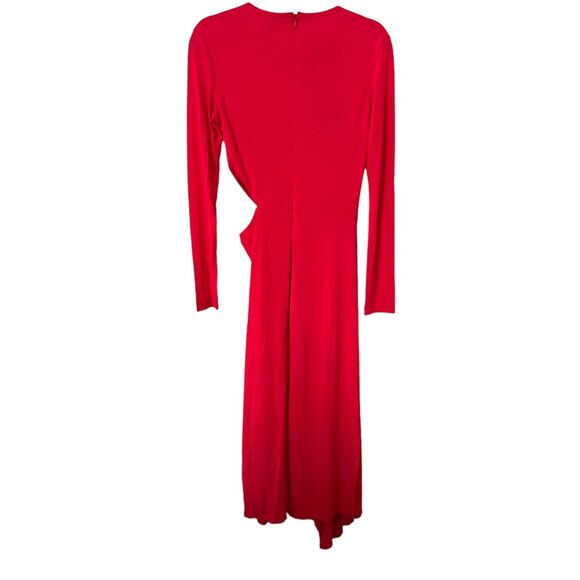 JASON WU Side Cutout Long Sleeve Midi Dress‎ NWOT Sz 4 - Picture 2 of 5